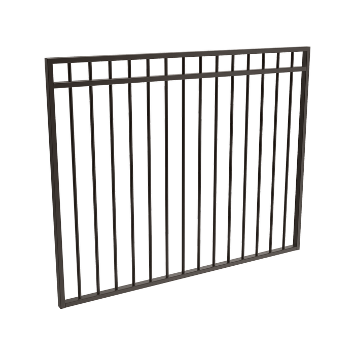 ProtectorAl 1201 - 1500 x 1200mm Black Aluminium DTR All Up Garden Gate