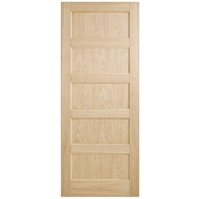 Corinthian 2340 x 920 x 40mm Entrance Door Blonde Oak AWO5 - 920mm