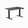 Desky Dual Melamine Sit Stand Desk Matte Black Frame 120cm