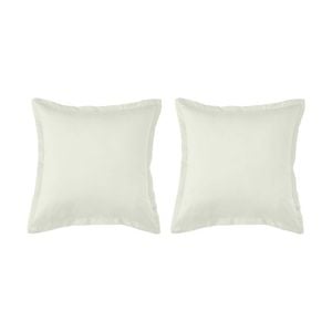 2PK Grosvenor House 500TC Egyptian Cotton Tailored European Pillowcase Taupe