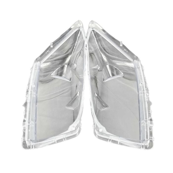 Pair Front Headlight Lens Cover Fit For Toyota RAV4 2009-2012