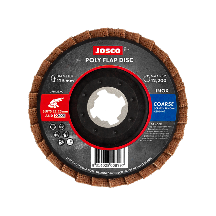 Josco 125mm X-Lock Coarse Poly Flap Disc