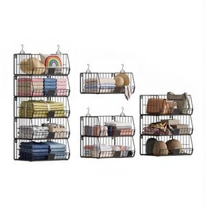 Artiss 5 Tier Hanging Stackable Closet Organizers
