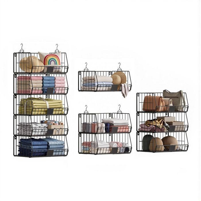 Artiss 5 Tier Hanging Stackable Closet Organizers