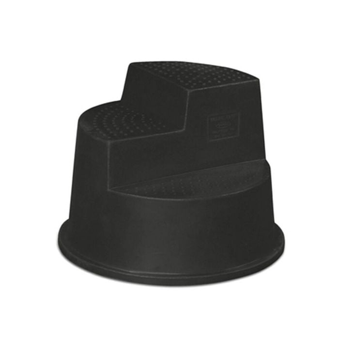 AgBoss Mount Ease Three Step Horse Mounting Block 150kg Capacity Black