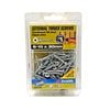 Zenith 8 - 10 x 30mm Galvanised Square Drive Countersunk Ribbed Head Timber Screws - 100 Pack