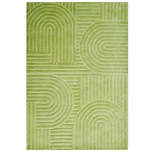 Contemporary Handwoven Wool Rug-Unity 6230-Pista Green-190x280cm
