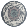 Fab Habitat 180cm Grey Azores Recycled Plastic Round Outdoor Rug
