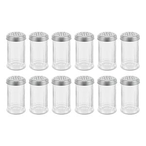 12PK Lemon & Lime Durable Glass Salt & Pepper Shaker 350ml