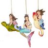 Christabelle 3 Mermaid Christmas Ornaments Assorted Novelty Figures 13cm Xmas Tree Decorations Hanging Baubles
