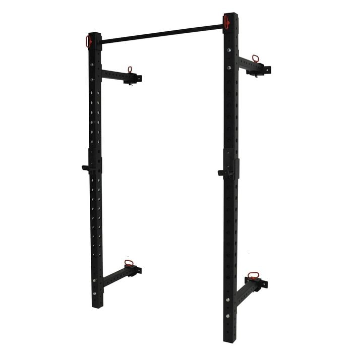 Wall Mounted Foldable Power Rack - Power Cage / Weight Bench Press - Squat Cage