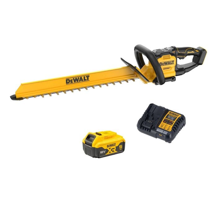 DeWALT 18V XR 60cm Brushless Hedge Trimmer 5.0Ah Kit