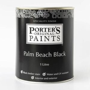 Porter's Paints 1L Palm Beach Black Timber Stain