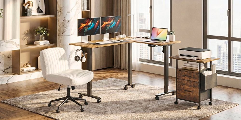 Advwin - Gallery - office-workstation-standing-desk-setup-3