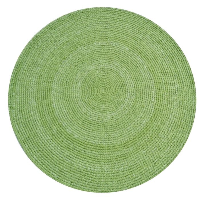 Ultra Chic Indoor/outdoor Rug - Orbit 6223 - Kelly Green - 150x150cm