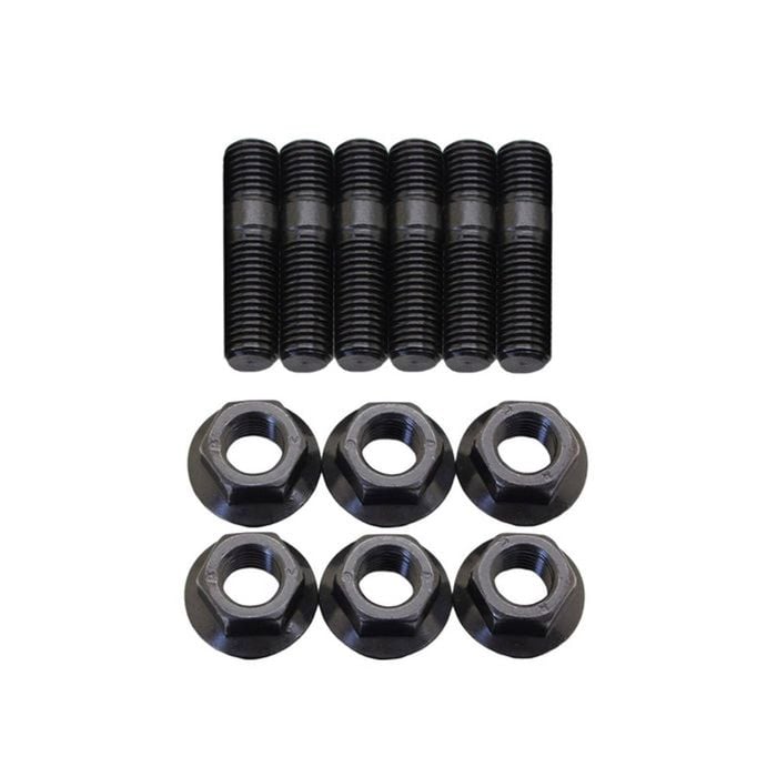 6 Pcs M10x1.25x45mm High Tensile Stud Kit for Manifold & Turbo