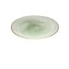 Ismay Round 21cm Glass Plate Food Dish Serving Tableware - Green