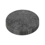 Argon Tableware Round Marble Placemats - 30cm - Pack of 6