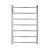 Forme 620 x 920mm 7 Bar Round Heated Towel Rail