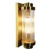 Eli & Co. Lighting Eira Luxe Ribbed Glass Indoor Wall Light – Gold Pack of 2
