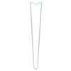 Taskmaster 710 x 12mm White Steel Hairpin 2 Leg - 710 x 12mm White