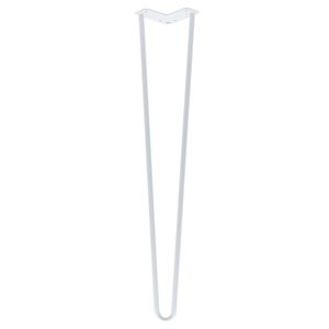 Taskmaster 710 x 12mm White Steel Hairpin 2 Leg - 710 x 12mm White