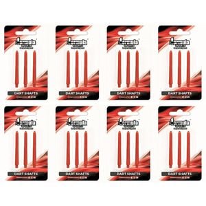 8x 3pc Formula Sports Nylon Shafts Short 35mm - Assorted
