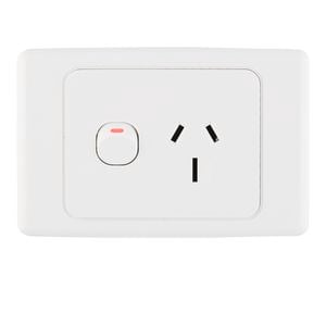 Deta 15Amp White Single Powerpoint