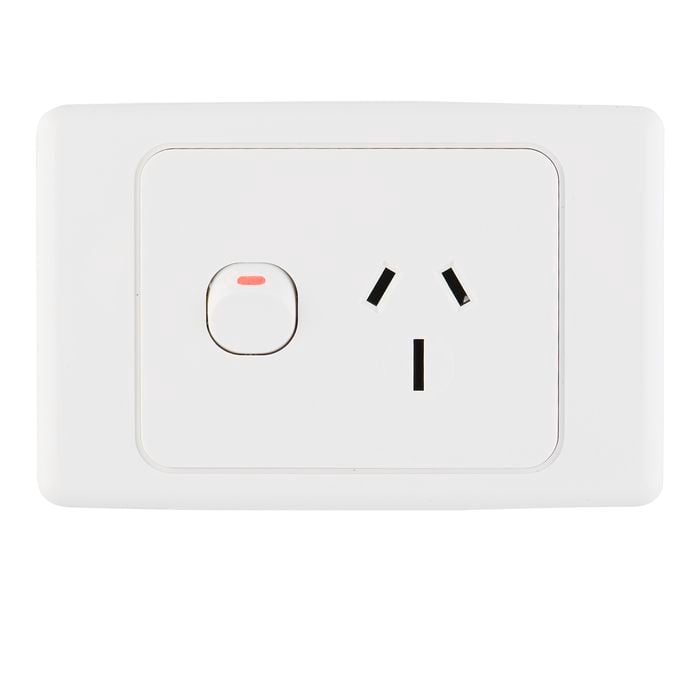 Deta 15Amp White Single Powerpoint