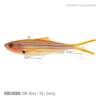 Samaki Vibelicious Fork Tail Vibe 100mm Soft Plastic Fishing Lure Stripey Snapper