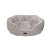 Baxter Bone Taupe Sofa Style Fabric Shell Bed - Medium