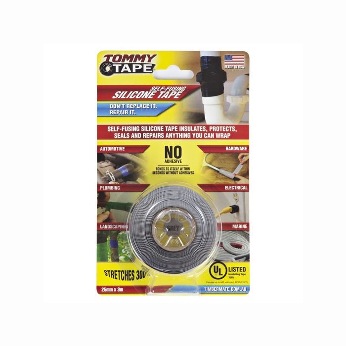 Earl's 25mm x 3m Grey Tommy Tape