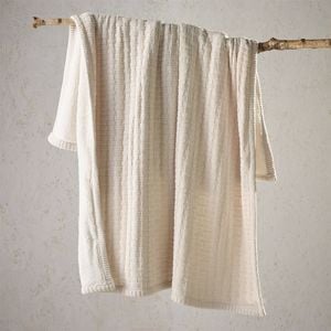 Bianca Amalfi Throw Rug 130 x 160 cm Cream