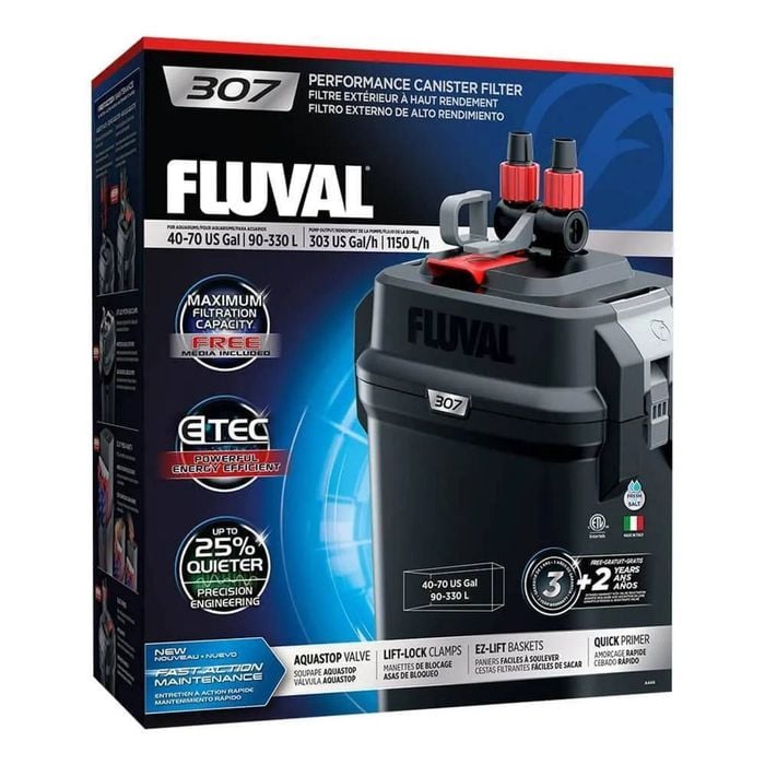Fluval 307 Aquarium Canister Filter With Free Phosphate Pad