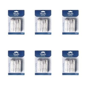 6x 6pc Malli Sewing Elastic Flexible Sewing Bands Waistband Assorted Sizes
