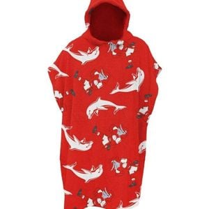 NRL Youth Hooded Towel - Dolphins - Kids - Beach Bath - OSFM