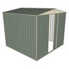 Build-a-Shed 2.3 x 2.3 x 2.3m Front Gable Single Sliding Door Shed - Green