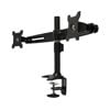 Up to 24" Dual LCD Tilt Swivel PC Monitor Desktop Mount Stand Clamp Base VESA
