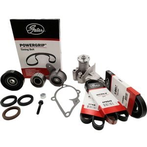 Timing Belt Kit + Water Pump + Drive Belts + Engine Pulley For Kia Rio JB G4ED 1.6L G4EE 1.4L