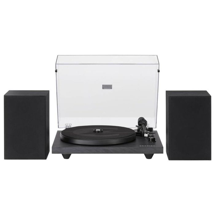 Crosley C62 Shelf System Turntable - Black (C62C-BK4) - Black | C62C-BK4