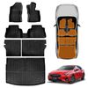 Floor Mats Boot Liner for Subaru Impreza G6 Hatch 2023-Onwards Car Cargo Kick Back Seat Cover
