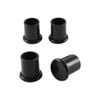 Surface Gard 9.5mm Black Round Plastic External Chair Tip - 4 Pack