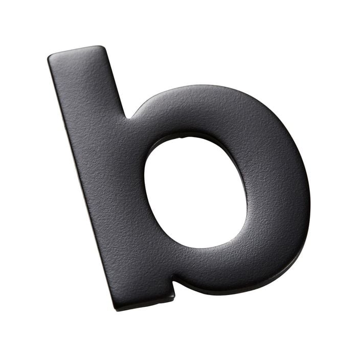 Sandleford 50mm Black Mode Self Adhesive House Letter B