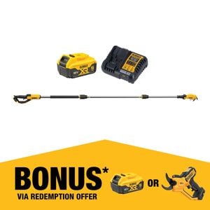 DeWALT 18V XR Pole Pruner 5.0Ah Kit DCMPP569P1-XE