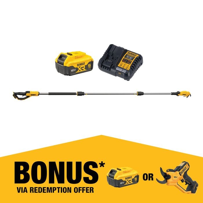 DeWALT 18V XR Pole Pruner 5.0Ah Kit DCMPP569P1-XE
