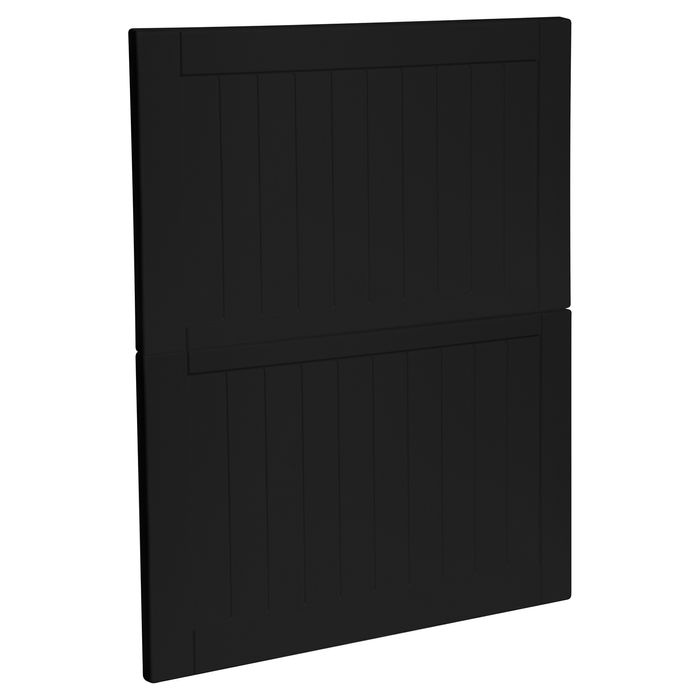 Kaboodle 600mm Black Olive Country 2 Drawer Panels