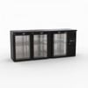 Thermaster Three Door Drink Cooler  - Commercial Bar Fridges (bc3100g)