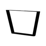 RapidHome 45 x 40 x 6cm Black Santos Steel Tube Coffee Table Furniture Leg