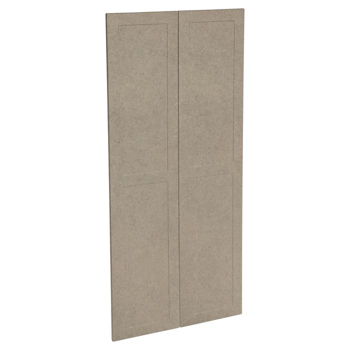 Kaboodle 900mm Raw Board Alpine Pantry Door - 2 Pack