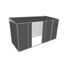 Build-a-Shed 1.5 x 3.7 x 2m Double Sliding Side Door Skillion Shed - Grey